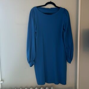 Adorable Cobalt Blue Designer Dorothee Schumacher Dress WITH POCKETS